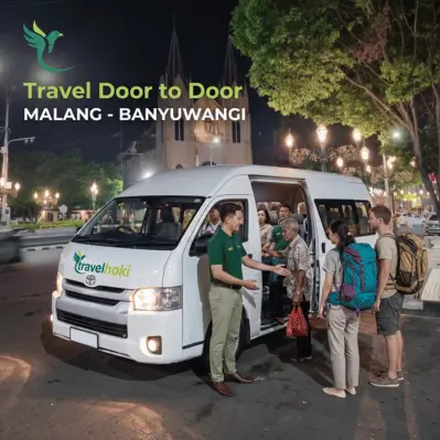 Travel Malang Banyuwangi Travelhoki Sedang Menjemput Penumpang di Alamat Penjemputan Malang untuk diantar ke Banyuwangi